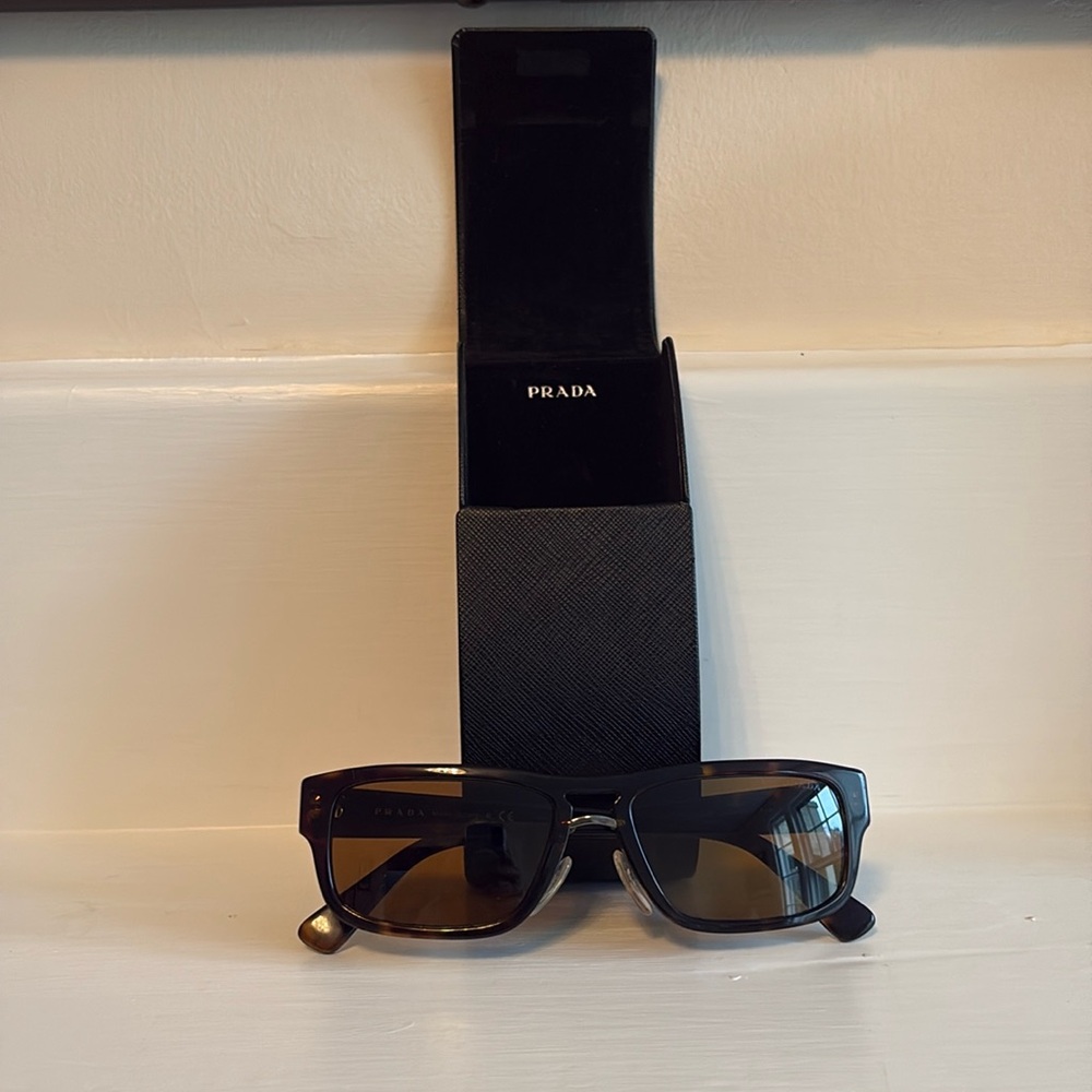 Prada Brown Tortoise Sunglasses - Picture 4 of 13